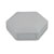 CamdenBoss CBHEX1-51-GY Hex-Box IoT Enclosure 5 Solid Panels and 1 Vented Grey