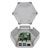 CamdenBoss CBHEX1-PI4-GY Hex-Box Pi Ready Enclosure, Grey