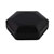 CamdenBoss CBHEX1-42-BK Hex-Box IoT Enclosure 4 Solid Panels and 2 Vented Black
