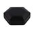 CamdenBoss CBHEX1-33-BK Hex-Box IoT Enclosure 3 Solid Panels and 3 Vented Black