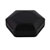 CamdenBoss CBHEX1-24-BK Hex-Box IoT Enclosure 2 Solid Panels and 4 Vented Black