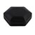 CamdenBoss CBHEX1-06-BK Hex-Box IoT Enclosure 6 Vented Panels Black