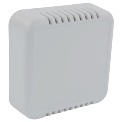 CamdenBoss CBRS02VGY Room Sensor Enclosure, Size 2, Vented, Grey, 74x74x25.5mm