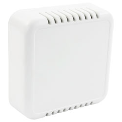 CamdenBoss CBRS02VWH Room Sensor Enclosure, Size 2, Vented, White, 74x74x25.5mm