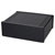 Hammond 1455U1601BK Black Extruded Alum Enclosure Metal End Panels 160x191x66mm