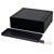 Hammond 1455U1601BK Black Extruded Alum Enclosure Metal End Panels 160x191x66mm