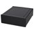 Hammond 1455U2201BK Black Extruded Alum Enclosure Metal End Panels 220x191x66mm