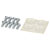 Hammond 1455U2801 Extruded Alum Enclosure Metal End Panels 279x191x66mm