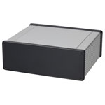 Hammond 1455U1602 Extruded Alum Enclosure Plastic Closed Bezels 160x191x66mm
