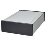 Hammond 1455U2802 Extruded Alum Enclosure Plastic Closed Bezels 279x191x66mm