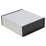 Hammond 1457U2201E Extruded Alum Enclosure Flanged End Panel EMI 220x191x66mm