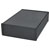 Hammond 1457U2801EBK Black Enclosure Extruded Alum Flanged Panel  EMI