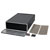 Hammond 1457U2801EBK Black Enclosure Extruded Alum Flanged Panel  EMI