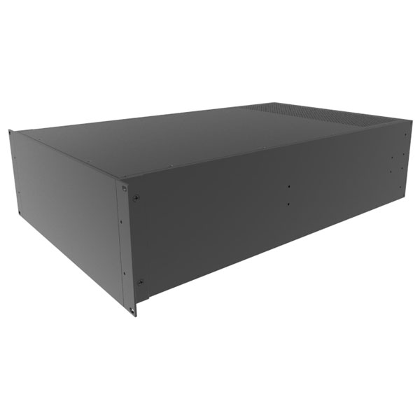 Hammond RM4U1928VBK Black Vented Rack Mount/Desk Top Aluminium Enc...