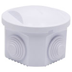 TruComponents 308016 80x50 Junction Box ABS plastic White