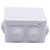 TruComponents 308017 85x85x50 Junction Box ABS plastic White