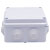 TruComponents 308018 100x100x70 Junction Box ABS plastic White