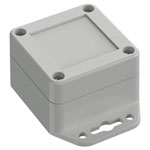 TruComponents 308045 Flanged box Polycarbonate (PC) Light grey