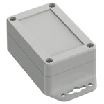 TruComponents 308048 Flanged box ABS Light grey
