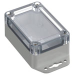 TruComponents 308049 Flanged box Polycarbonate (PC) Light grey