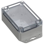TruComponents 308061 Flanged box ABS-PC Light grey