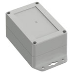 TruComponents 308066 Flanged box ABS Light grey