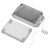 TruComponents 308076 Flanged box ABS-PC Light grey