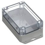 TruComponents 308081 Flanged box Polycarbonate (PC) Light grey
