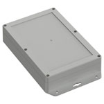 TruComponents 308093 Flanged box Polycarbonate (PC) Light grey