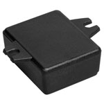 TruComponents 308141 Flanged box ABS Black