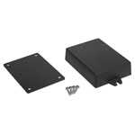 TruComponents 308147 Flanged box ABS Black