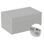 TruComponents 308194 Outdoor casing Polycarbonate (PC) Grey-white (RAL 7035)