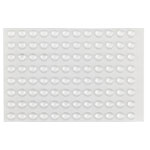 R-TECH 310002 PU Round Protective Feet Ø9.5 x 3.8 - Clear - Sheet 96