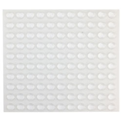 R-TECH 310005 PU Round Protective Feet Ø11.1 x 5.0 - Clear - Sheet 110