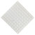 R-TECH 310008 PU Square Protective Feet 12.6 x 12.6 x 5.7 - Clear Sheet 100