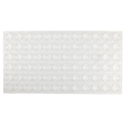 R-TECH 310013 PU Round Protective Feet Ø22.3 x 10.1 - Clear - Sheet 72