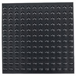 R-TECH 310017 PU Round Protective Feet Ø10.0 x 3.1 - Black - Sheet 144
