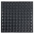 R-TECH 310023 PU Square Protective Feet 12.7 x 12.7 x 3.1 - Black - Sheet 100