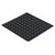 R-TECH 310023 PU Square Protective Feet 12.7 x 12.7 x 3.1 - Black - Sheet 100