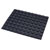 R-TECH 310035 Flat Round Rubber Feet 13.0 x 12.2 x 4.5 - Black - Sheet Of 80