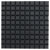 R-TECH 310038 Flat Square Rubber Feet 12.7 x 12.7 x 3.5 - Black - Sheet Of 100