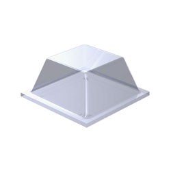 Affix 2126 PU Square Protective Feet 12.6mm x 12.6mm x 5.7mm - Clear ...