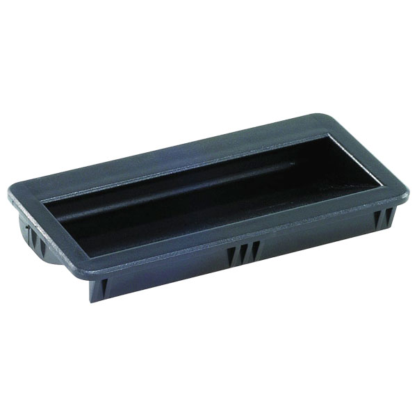  3234.2003 ABS Plastic Tray Handle 90 x 40mm - Black