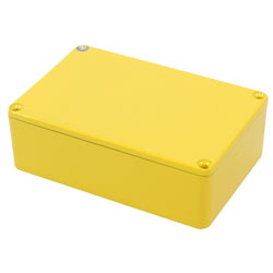 Hammond 1590B3YL Die Cast Stomp Box - Yellow 116 x 77 x 38