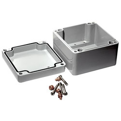 Hammond 1590Z119GY Watertight Diecast Enclosure 122 x 120 x 80 Grey