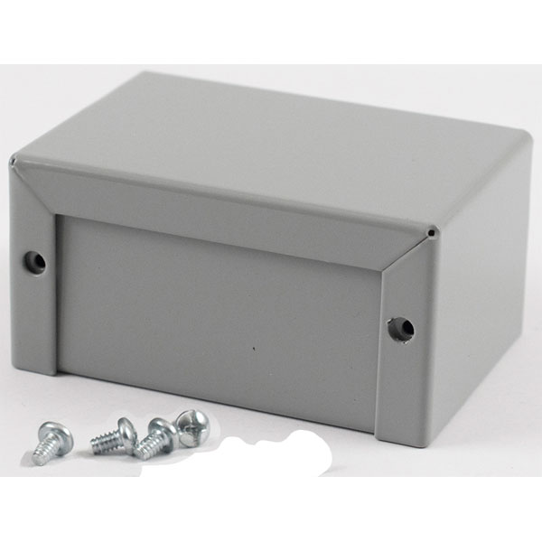  1411D Utility Metal Case 81x56x41mm Aluminium Grey