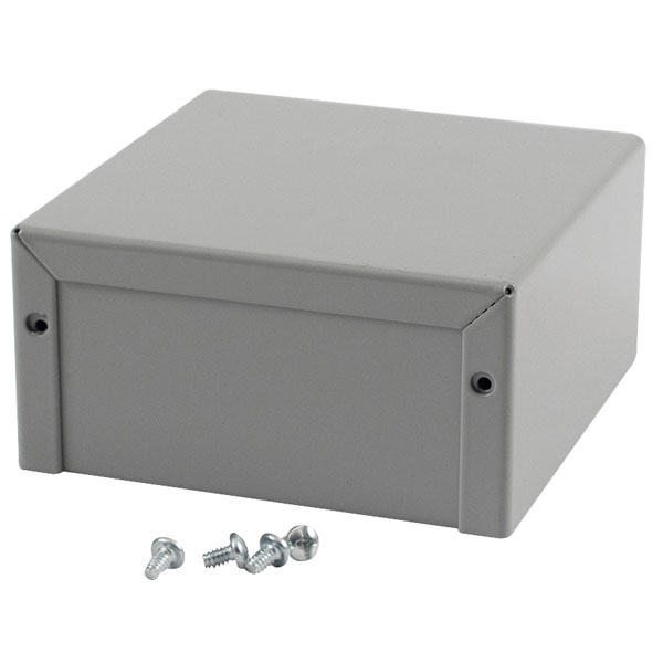 Hammond 1411J Utility Metal Case 102x102x51mm Aluminium Grey