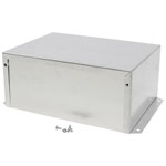 Hammond 1411FBRU Utility Metal Flanged Case 203x152x89mm Aluminium Natural