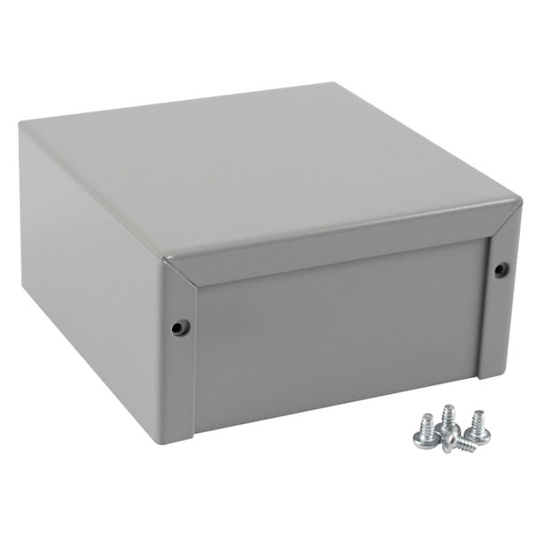  1412J Utility Metal Case 102x102x51mm Steel Grey