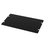 Hammond 1431-10BK3 Chassis Bottom Panel 203x102x1mm Steel Black